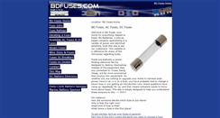 Desktop Screenshot of bdfuses.com